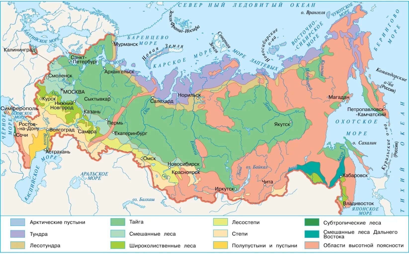 Природные зоны россии фото с названиями Конспект урока по окружающему миру "Природные зоны России" - начальные классы, у