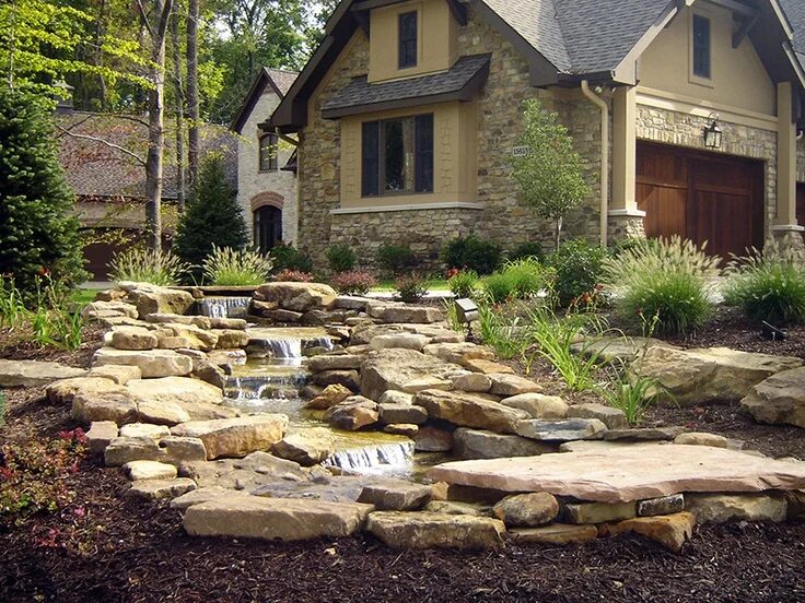 Природный камень для ландшафтного дизайна Sequoyah Landscaping - Knoxville, TN Landscapers Knoxville TN