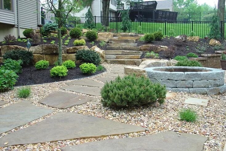 Природный камень для ландшафтного дизайна 16 Simple But Beautiful Backyard Landscaping Design Ideas Large backyard landsca