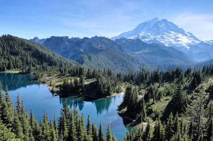 Природный комплекс фото Eunice Lake and Mt Rainier OC 1800x1200 https://ift.tt/2AcL0rV Us national park,