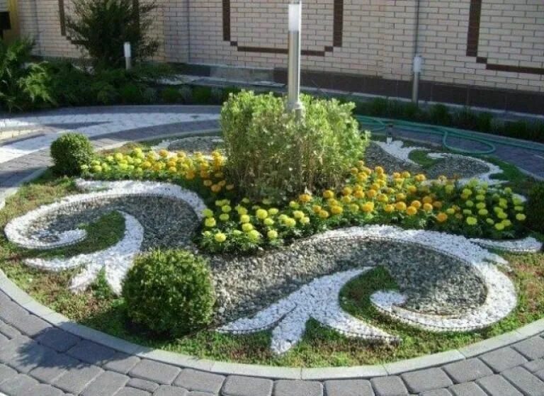 Пришкольный ландшафтный дизайн HugeDomains.com Landscape ideas front yard curb appeal, Garden types, Garden des