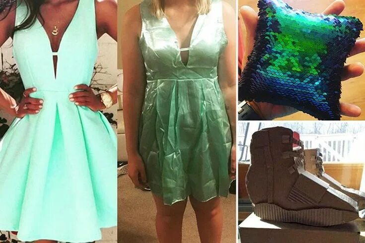 Пришли фото платья Shoppers share their most disastrous - and hilarious - online shopping fails