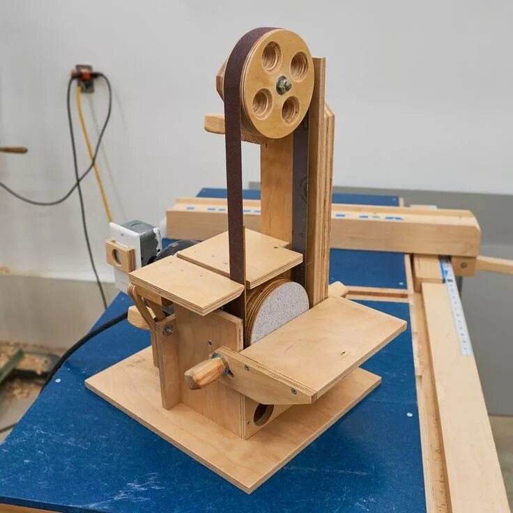 Приспособления для домашней мастерской своими руками How To Make A Sander - IBUILDIT.CA Фанера, Инструменты своими руками, Творческий