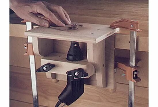 Приспособления своими руками в домашних условиях Make a mini router table for your high-speed rotary tool. Wood, Woodworking shop