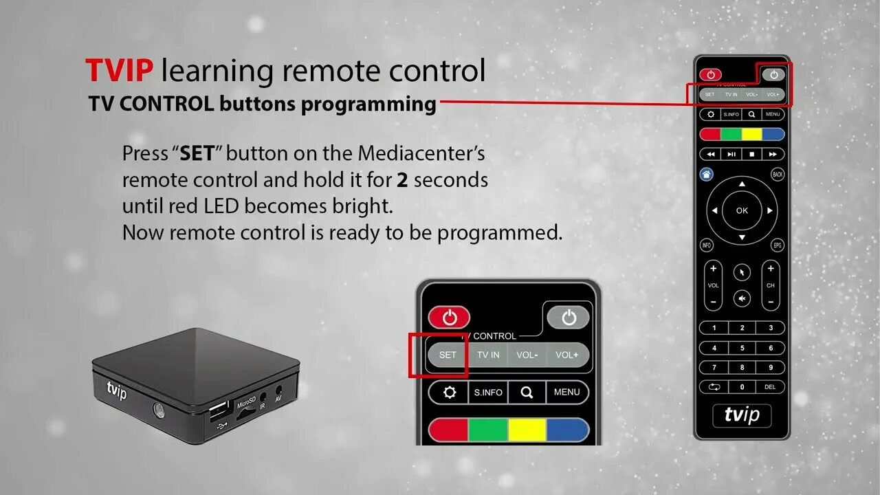 Приставка андроид тв как подключить пульт TVIP learning remote control - YouTube