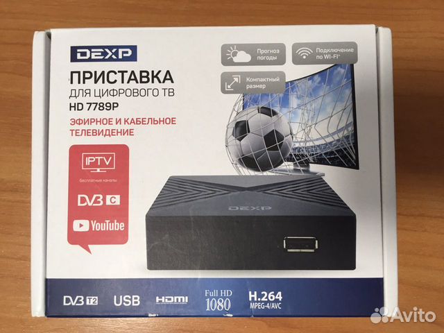 Приставка dexp hd 7789p как подключить Приставка Dexp "HD 7789P" купить в Ростове-на-Дону Электроника Авито