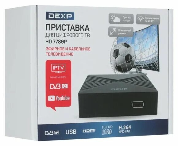 Приставка dexp hd 7789p как подключить TV-тюнер DEXP HD 7789P - TV-тюнеры - купить по выгодной цене на Яндекс Маркете