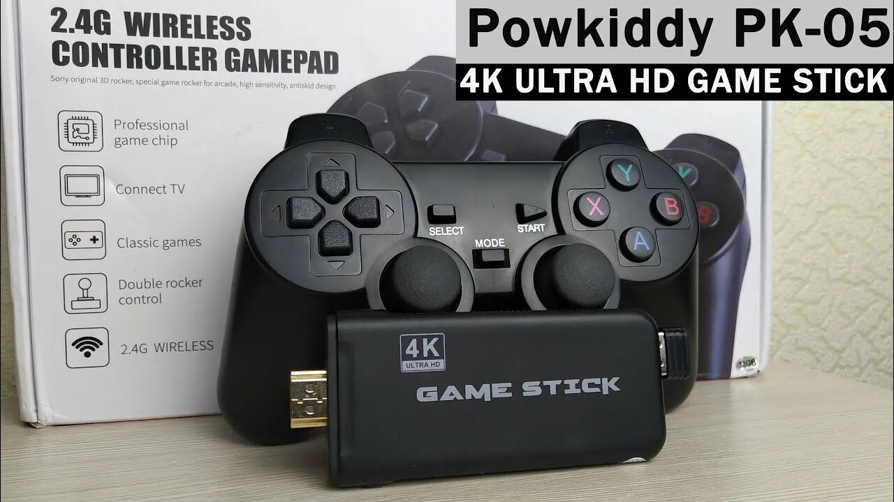 Приставка game stick 4k как подключить Powkiddy PK-05 - 4k ULTRA HD GAME STICK Консоль с AliExpress - YouTube