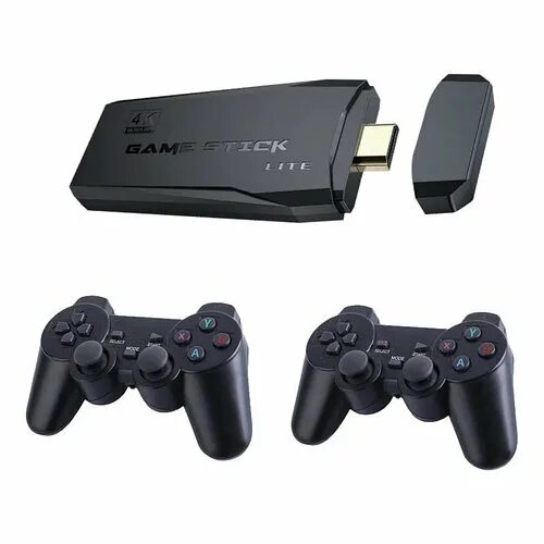 Приставка game stick 4k как подключить Игровая приставка Game Stick Lite 32gb 3000+ игр (2 беспроводных джойстика)