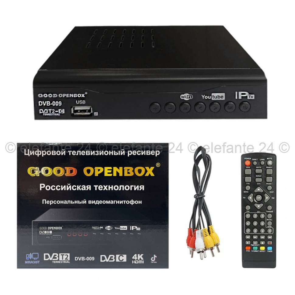 Приставка good openbox как подключить интернет Ресивер цифровой OPENBOX DVB-T777-009 (15) купить по цене 1 080 руб. в Москве - 