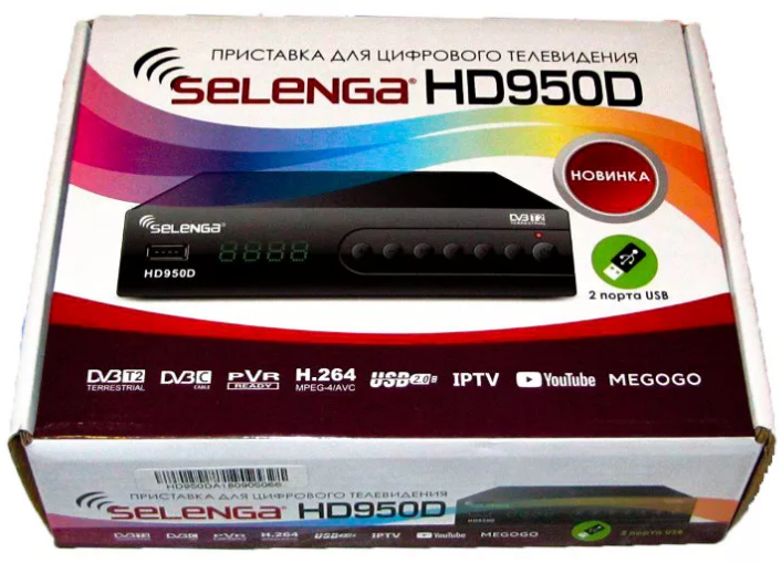 Приставка selenga hd950d как подключить ТВ-ресивер DVB-T2 SELENGA HD950D - купить в интернет-магазине по низкой цене на 