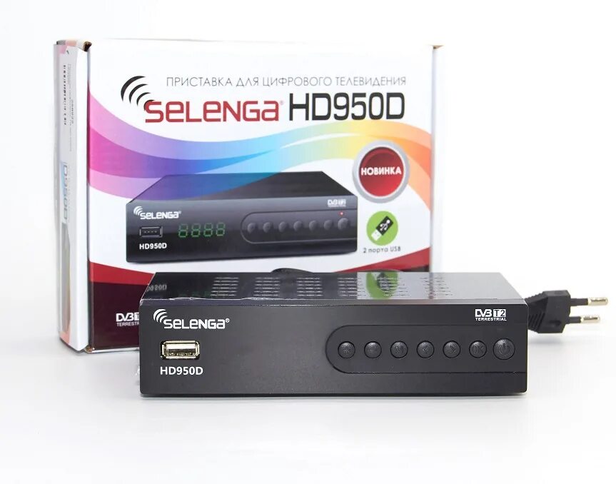 Приставка selenga hd950d как подключить Приставка комнатная для цифрового телевидения SELENGA HD950D