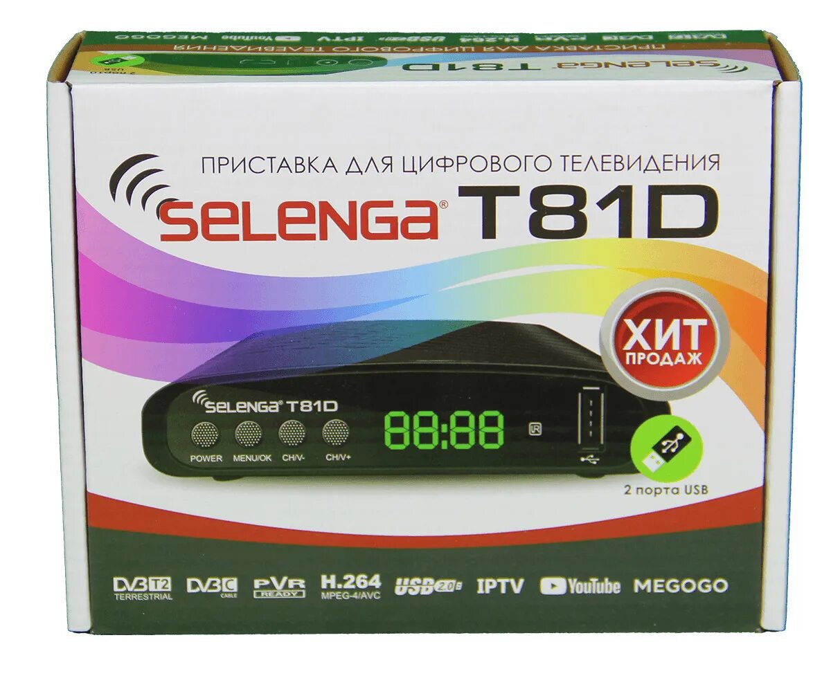 Приставка selenga t81d как подключить ТВ-тюнер, ТВ ресивер Selenga Ресивер для бесплатного цифрового ТВ, черный купить