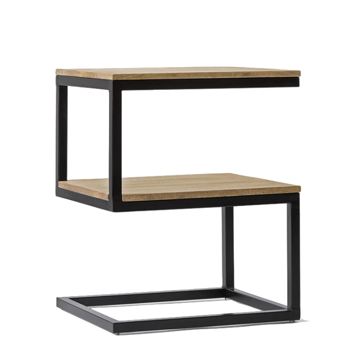 Приставные столики в стиле лофт Приставной столик Loft Craft S-Type Side Table купить дешево в стиле лофт эко Wo