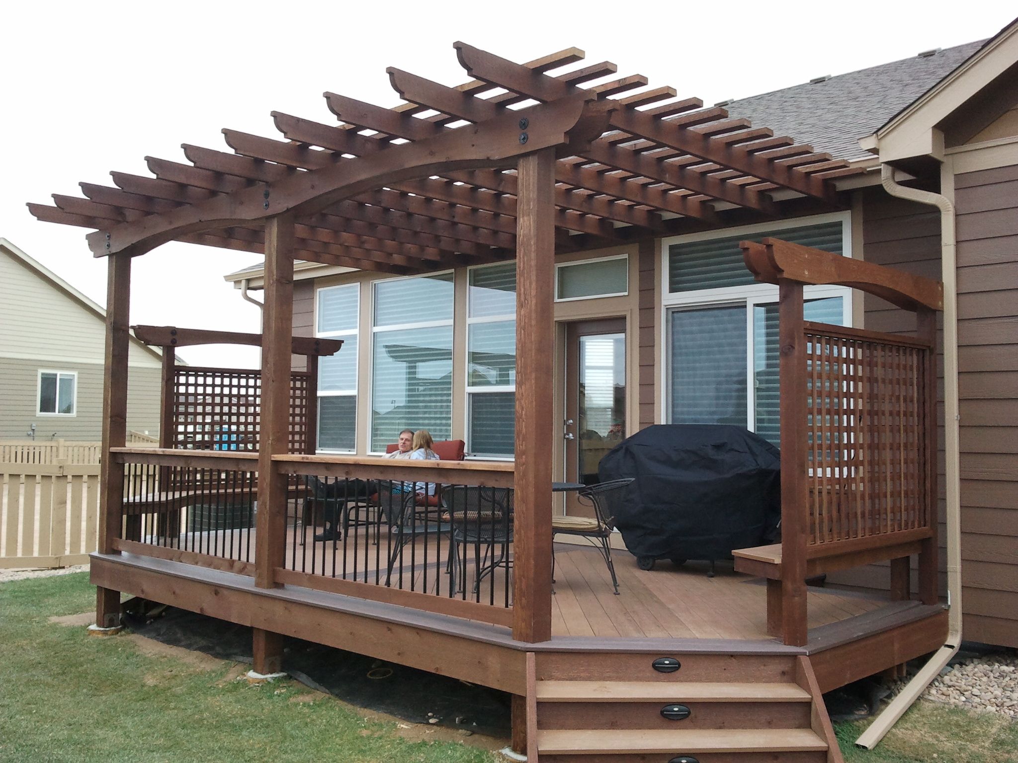 Пристроенные беседки фото Blog - Cedar Supply Pergola patio, Pergola plans, Deck with pergola