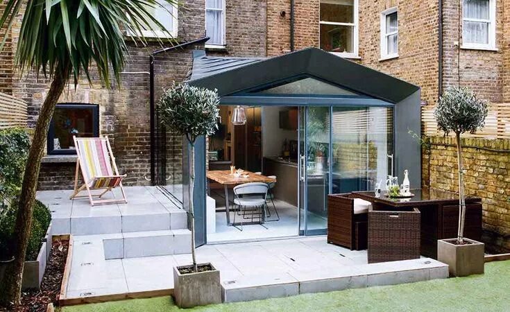 Пристройки дому дизайн Get that perfect indoor outdoor space... Single storey extension, House extensio