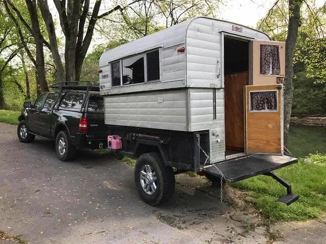 Прицеп дача для легкового автомобиля своими руками 1a-aa-slide-Lee-Shands-Alaskan Camping trailer, Homemade camper, Utility trailer