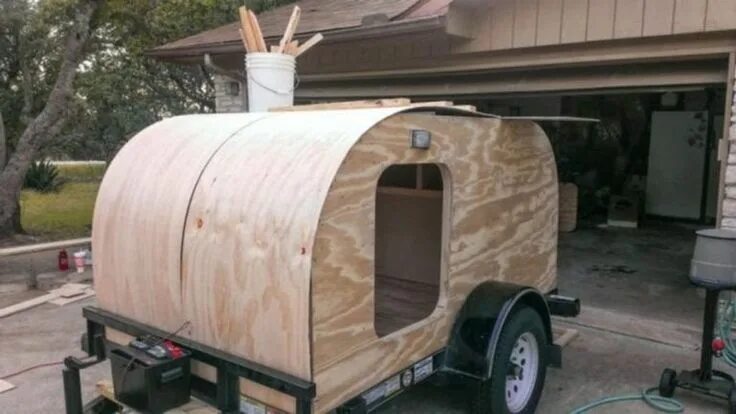 Прицеп дача сделать своими руками Best 15 DIY Camping Trailer Design that Easy To Make It Self Diy camping, Teardr