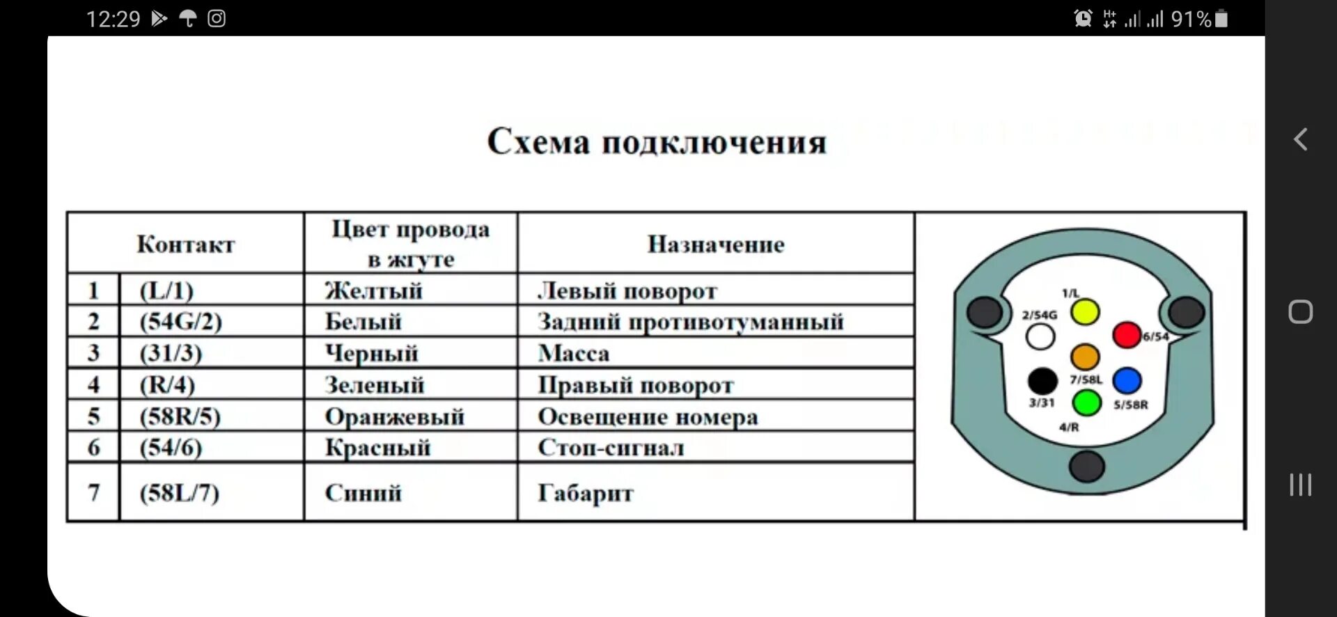 Картинки ПРИЦЕП ПРОВОДА СХЕМА ПОДКЛЮЧЕНИЯ