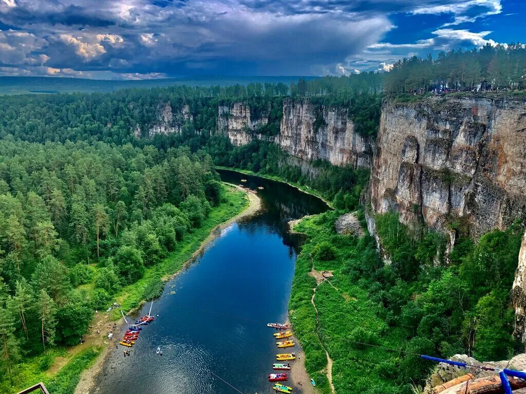 Притесы на реке ай фото Bol'shiye Ayskiye pritesy, landmark, attraction, Челябинская область, Саткинский