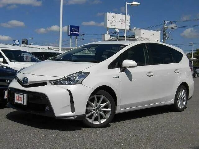 Приус альфа фото Купить б/у Toyota Prius Alpha I (ZVW40/41) Рестайлинг 1.8hyb AT (99 л.с.) гибрид