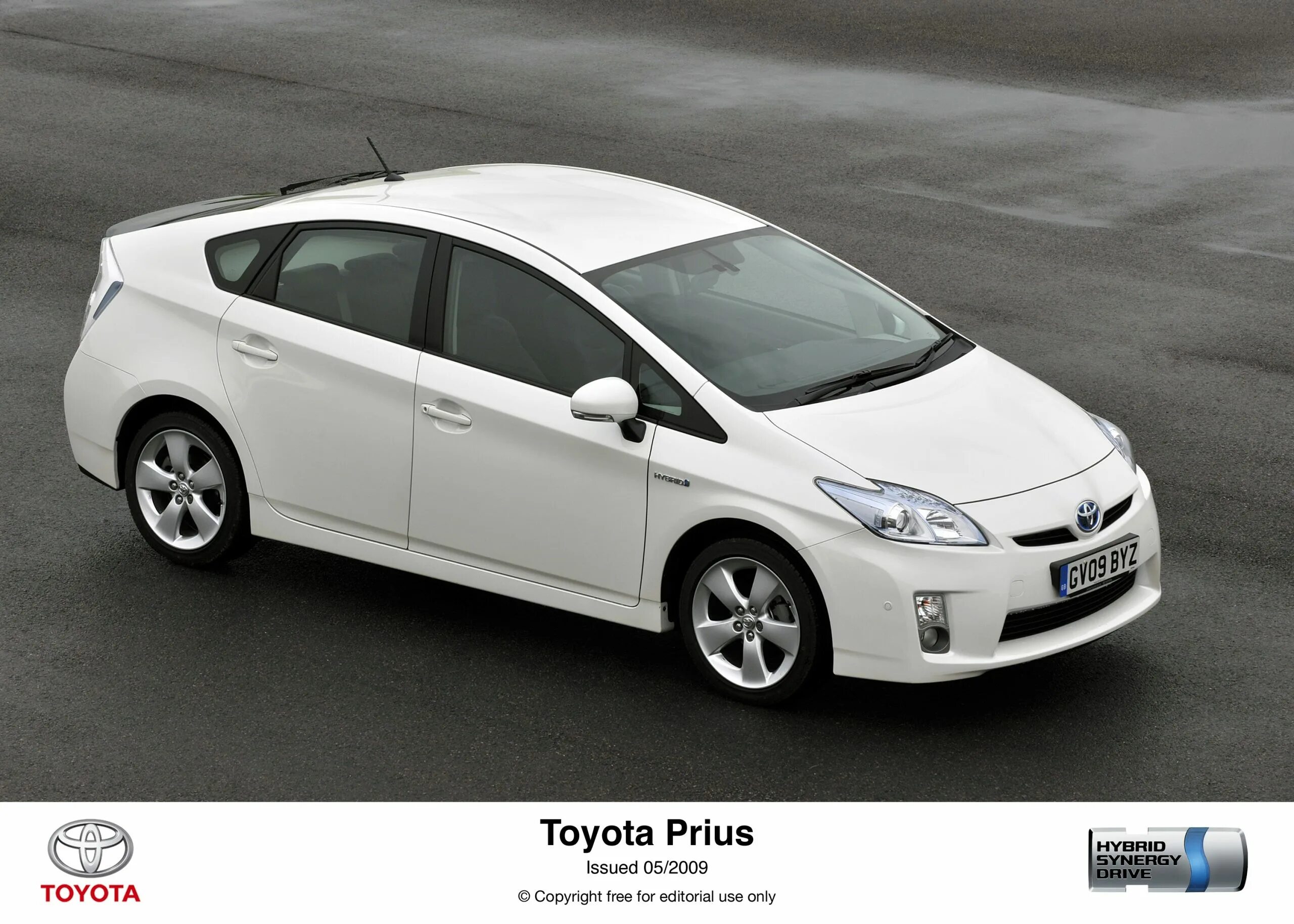 Приус машина фото Prius Exterior (2009 - 2012) - Toyota Media Site