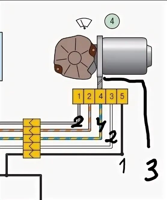 Привод заднего стеклоочистителя нива шевроле схема подключения Моторчик стеклоочистителя bosch 0390243201 ваз 1117 калина на оку - СеАЗ 11113 О