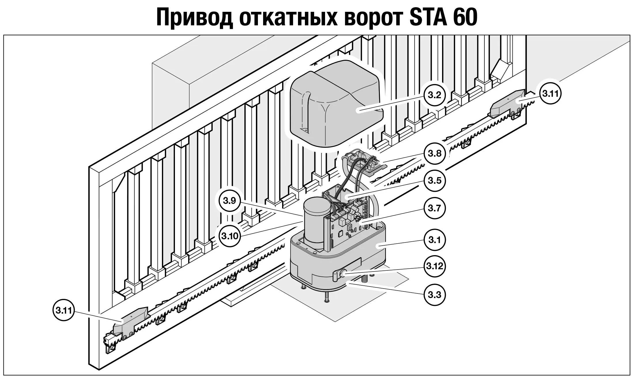 Привода ворот чертежи Какой лучше привод для откатных ворот: критерии выбора продукции