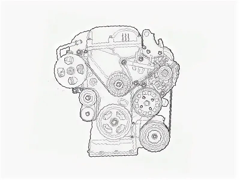 Приводной ремень киа рио фото Замена Натяжного ролика и ремня. - Hyundai Accent (4G), 1,6 л, 2012 года расходн