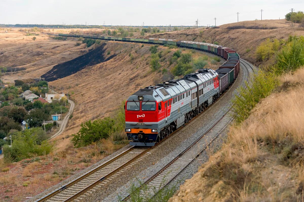 Приволжская железная дорога московская ул 8 фото 2ТЭ116У-0243 - Photo - RailGallery