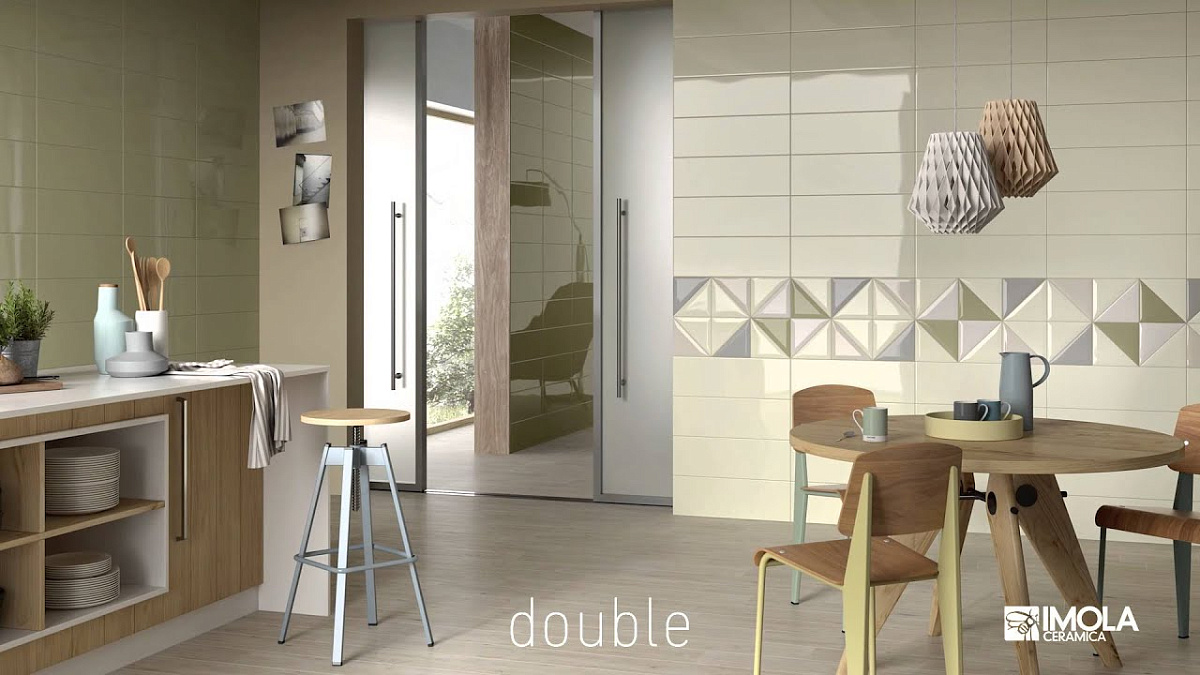 Про дабл в интерьере Плитка Imola Double 26A 60x20 (Double26A) - купить по доступной цене Санкт-Петер