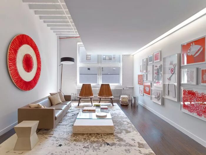 Про дизайн интерьера Target - New York City Offices Office Snapshots Interior design magazine, Interi