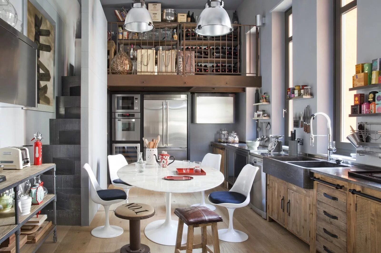 Про интерьер кухни Eclectic Home by Claudia Pelizzari Kitchen inspiration design, Interior architec