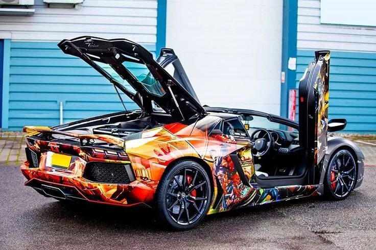 Про тюнинг авто wolverine auto Lamborghini Aventador Gets a Marvel-ous Superhero Wrap Lamborghin