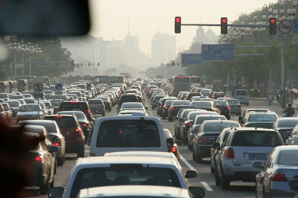 Пробки в китае фото Traffic jam in Beijing Bartek Okonek Flickr