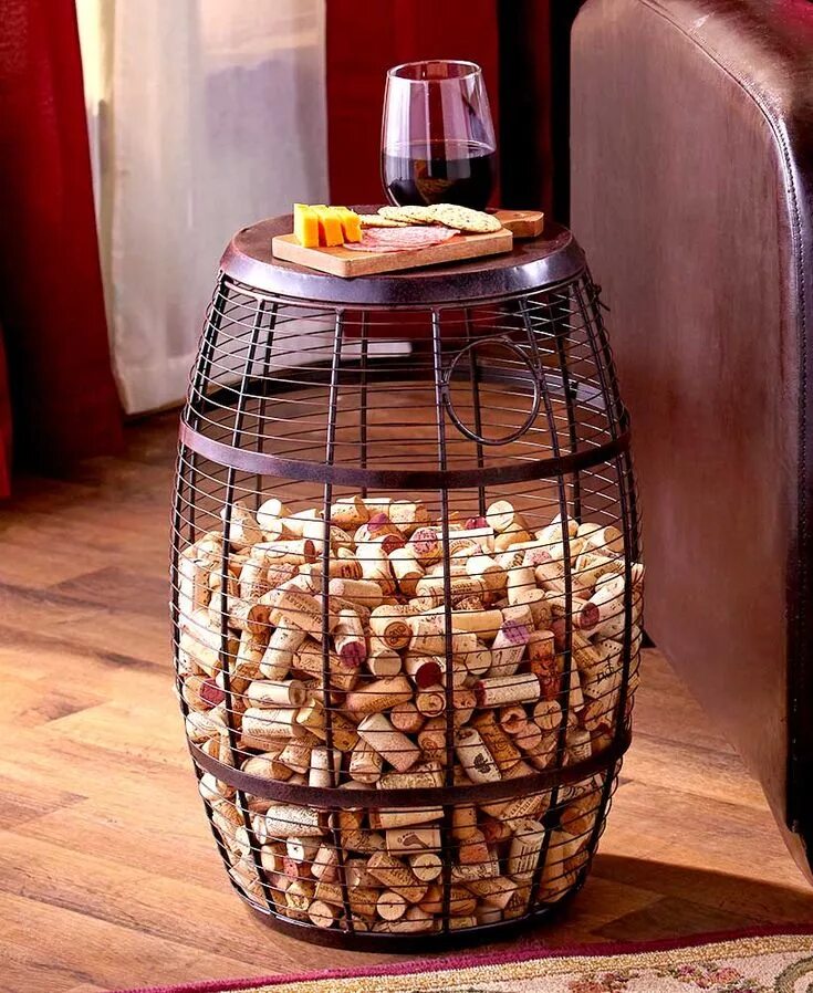 Пробки в вазе фото Wine Cork Holder Accent Tables Family room furniture, Wine cork holder, Cheap en