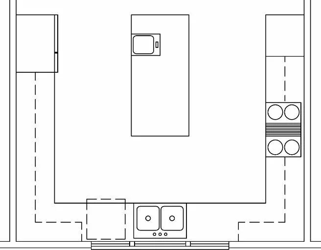 Проблемная ситуация планировка кухни столовой Kitchen Cabinet Layouts #layout #design #cabinets #kitchen #ideas #decisions in 