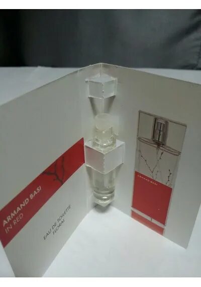 Пробник 1.5 мл фото духов Пробники 5мл: Пробник Armand Basi in red eau de toilette 5мл купить в Новосибирс