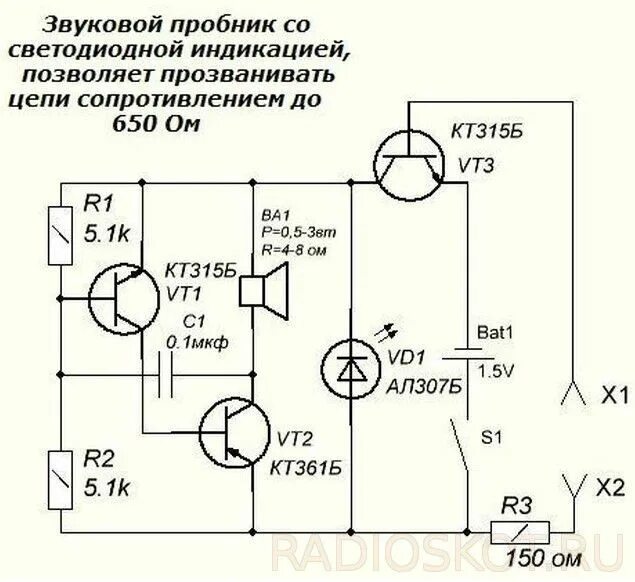 Пробник своими руками схема ПРОБНИК ДЛЯ ПРОВЕРКИ ОПТОПАР Радиолюбитель, Радио, Электроника