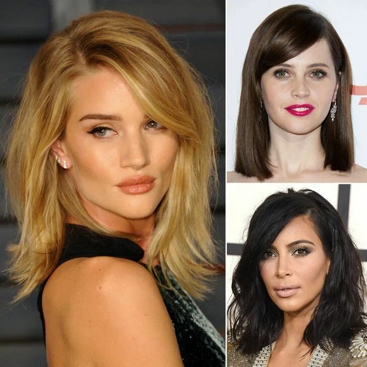 Пробор челки фото The Clavicut - the Best Celebrity Midlength Hairstyles