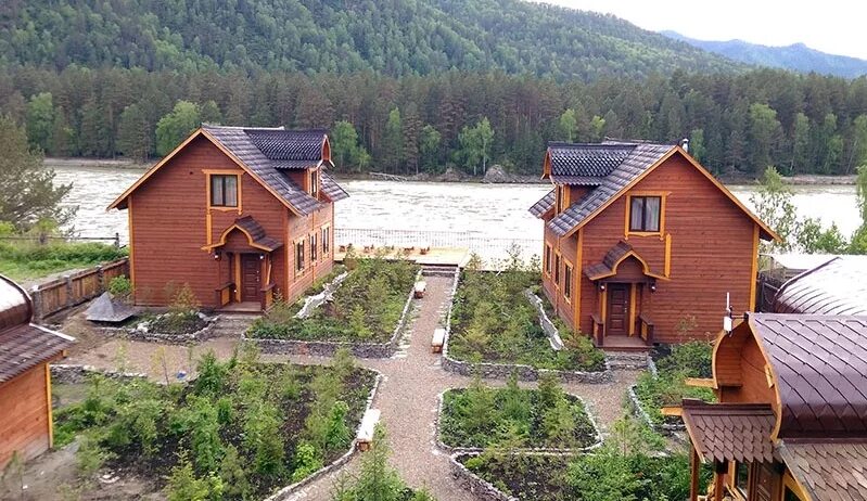 Продажа домов горный алтай фото Алтайская сказка Отель 4* Чемал Алтай