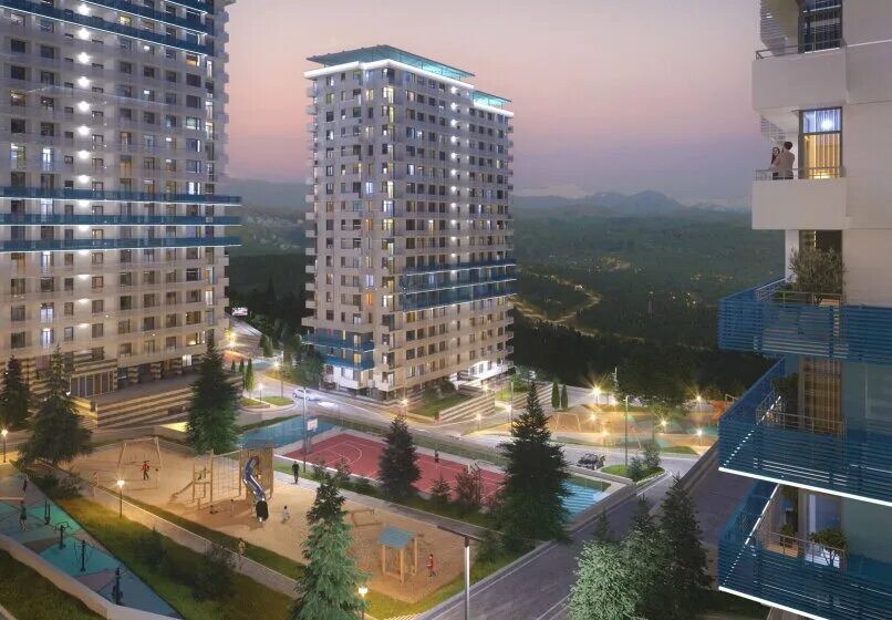 Продажа квартир сочи фото Jk Kislorod, housing complex, Russia, Krasnodar Territory, Sochi, Butkha Microdi