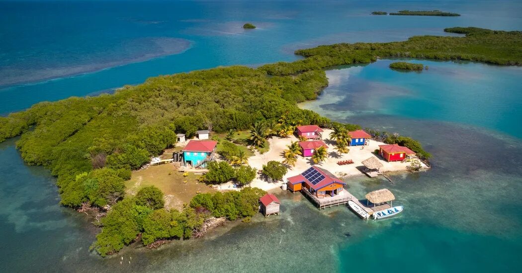 Продажа островов в россии цены и фото A Private Island off the Coast of Belize - The New York Times