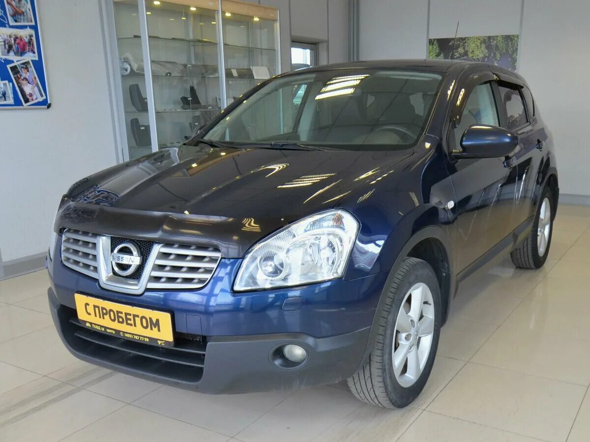 Продажа с фото авто с пробегом Купить б/у Nissan Qashqai I 2.0 CVT (141 л.с.) 4WD бензин вариатор в Москве: син