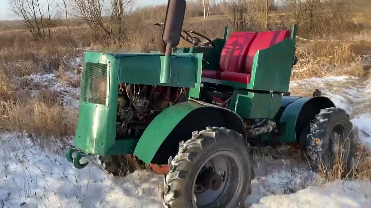 Продажа самоделки трактор Homemade tractor. Самодельный трактор 4x4 - YouTube