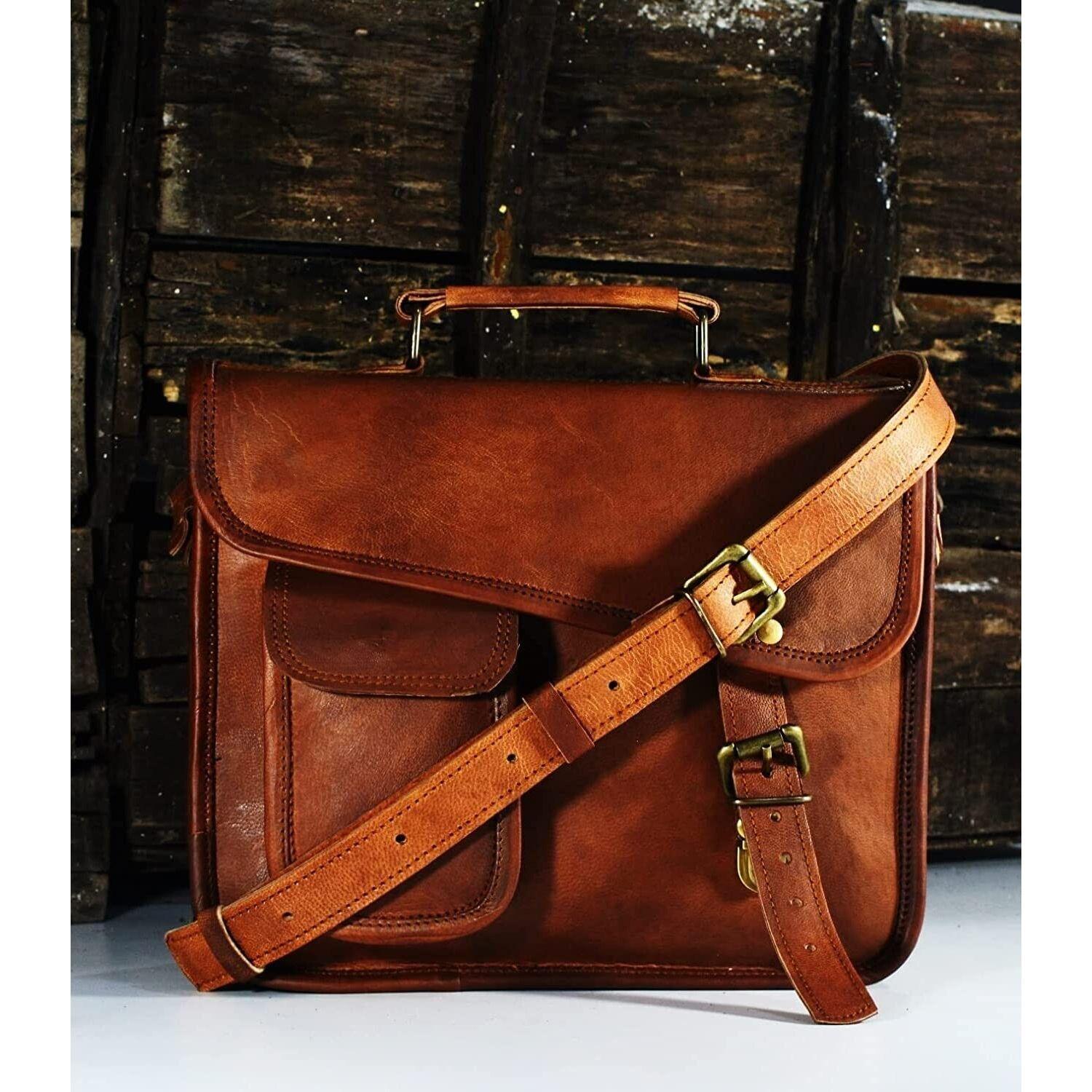 Продажа сумочек Heren kleine aktetas van echt leer, Messenger Satchel, iPad Tab, tablettas, unis