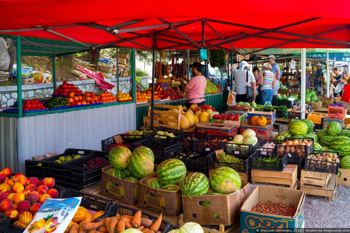 Продуктовый рынок гагрский район пицунда фото Путеводитель по Абхазии Фото, видео, погода, климат, курорты, транспорт, еда. Чт