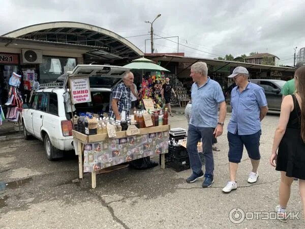 Продуктовый рынок гагрский район цандрыпш фото Отзыв о Гагрский рынок (Абхазия, Гагра) "Хитрый рынок"