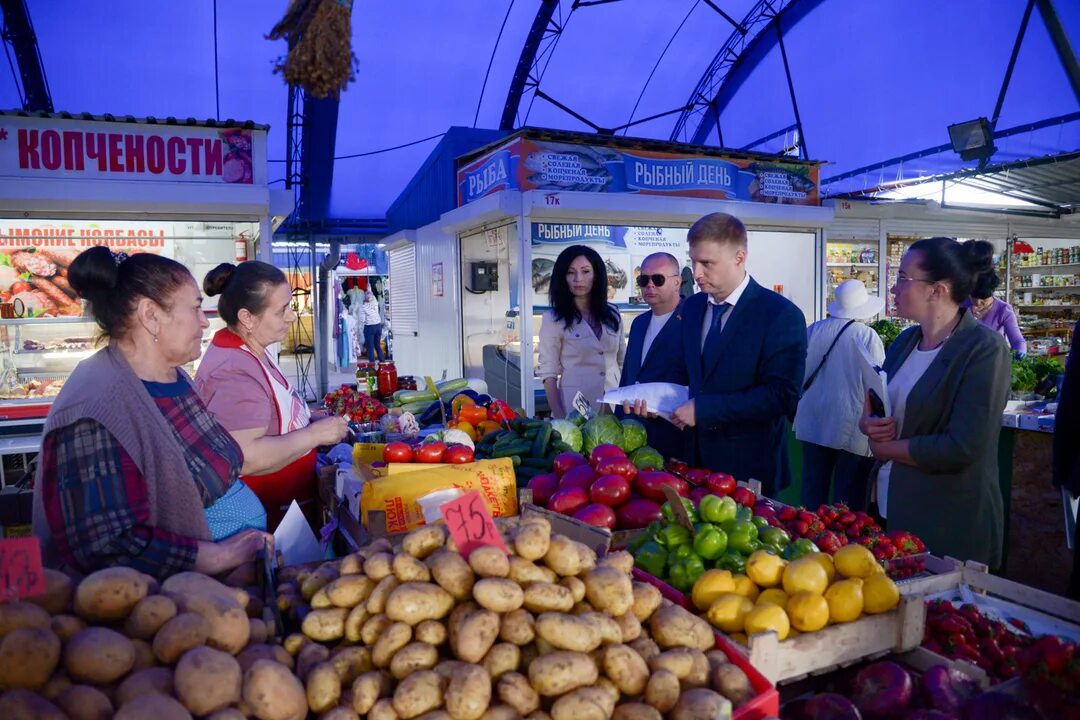 Продуктовый рынок интернациональная ул 130б евпатория фото На территории Колхозного рынка проверили цены на сельскохозяйственную продукцию 