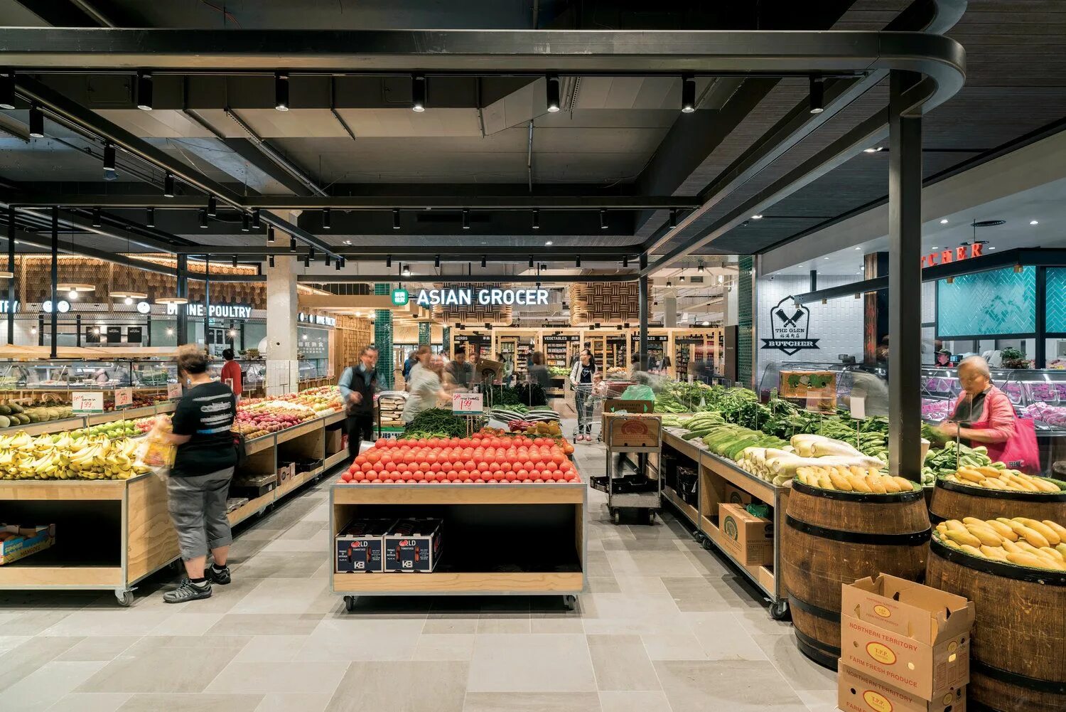 Продуктовый рынок микрорайон в 23а фото MTRDC The Glen Market Hall, Melbourne. Photography by Andrew Ashton Photography 